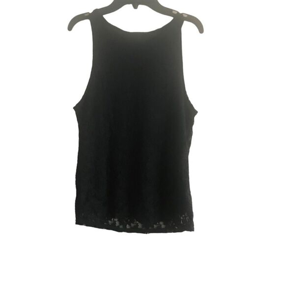 NWT self-esteem size medium black lace tank - Picture 4 of 8